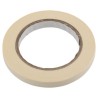 RS PRO Masking Tape 12mm Width x 50m Length, Crepe Paper Backing, Rubber Adhesive, Model 184-6803