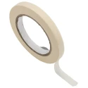 RS PRO Masking Tape 12mm Width x 50m Length, Crepe Paper Backing, Rubber Adhesive, Model 184-6803