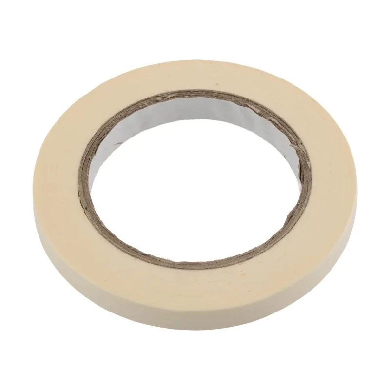 RS PRO Masking Tape 12mm Width x 50m Length, Crepe Paper Backing, Rubber Adhesive, Model 184-6803