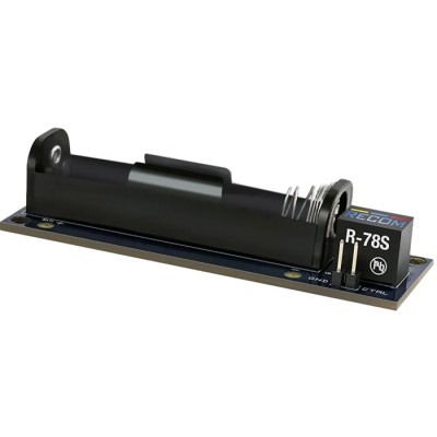Recom Battery Module for use with R-78S3 Series, Manual On-Off Switch, 0.65-3.15V Input, 470μF Capacitive R-78S3.3-0.1-EVM-1