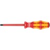 Wera Insulated Screwdriver with T30 Tip, 100 mm Blade, 205 mm Overall Length, Bi-Material Handle, IEC 900 05006178001