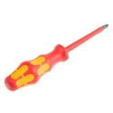 Wera Insulated Screwdriver with T30 Tip, 100 mm Blade, 205 mm Overall Length, Bi-Material Handle, IEC 900 05006178001
