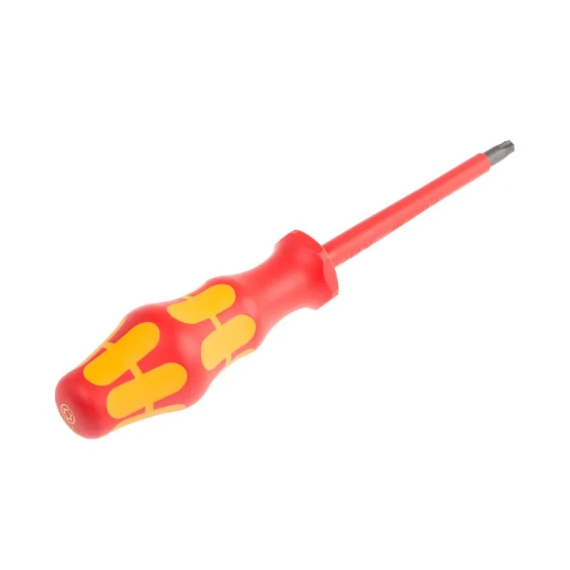 Wera Insulated Screwdriver with T30 Tip, 100 mm Blade, 205 mm Overall Length, Bi-Material Handle, IEC 900 05006178001