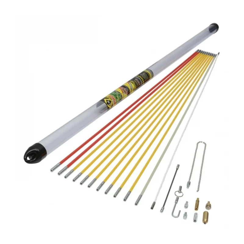 CK Cable Rod Modular Inspection and Retrieval System with Multiple Rod Diameters and Interchangeable End Fittings T5422