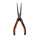 Bahco Long Nose Plier 5-Piece Set Serrated Jaw 72mm, Overall Length 200mm, Ergonomic Handle Steel 2430 G-200 IP