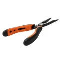 Bahco Long Nose Plier 5-Piece Set Serrated Jaw 72mm, Overall Length 200mm, Ergonomic Handle Steel 2430 G-200 IP