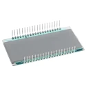 RS PRO 7 Segment LED LCD Monochrome Display Black on Grey, 1 x 4 Characters, 69.9x38.1x2.8 mm 184-7743