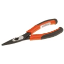 Bahco 5-Piece Long Nose Pliers Set Serrated Jaw 160mm Overall Length, 51mm Jaw Length, Black Anti-Corrosion 2430 G-160 IP
