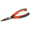 Bahco 5-Piece Long Nose Pliers Set Serrated Jaw 160mm Overall Length, 51mm Jaw Length, Black Anti-Corrosion 2430 G-160 IP
