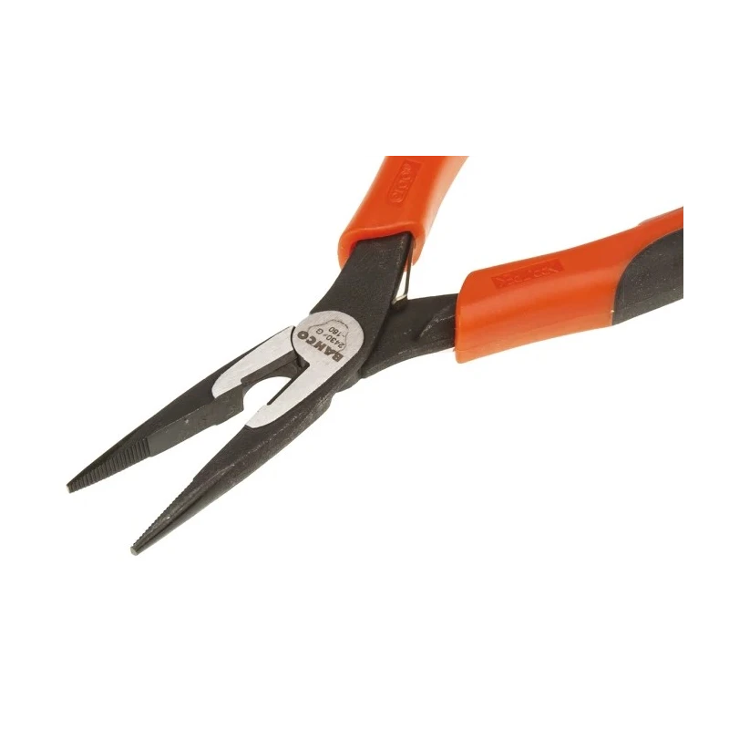 Bahco 5-Piece Long Nose Pliers Set Serrated Jaw 160mm Overall Length, 51mm Jaw Length, Black Anti-Corrosion 2430 G-160 IP