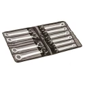 RS PRO 10-Piece Metric Spanner Set 4 to 11 mm Carbon Steel Chrome Finish 184-8033