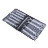 RS PRO 10-Piece Imperial Combination Spanner Set, 5/32 to 3/8 in, Carbon Steel, Chrome Finish 184-8049