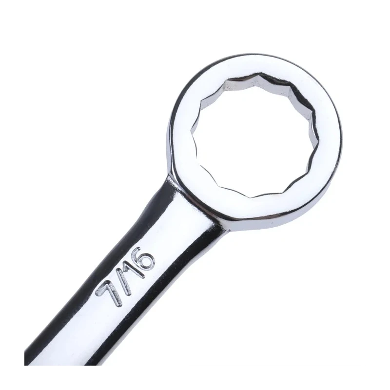 RS PRO 10-Piece Imperial Combination Spanner Set, 5/32 to 3/8 in, Carbon Steel, Chrome Finish 184-8049