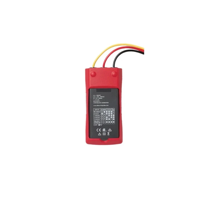 Beha-Amprobe Phase Rotation Tester 16 Hz to 400 Hz Frequency, 100V to 700V Cat IV, LED Display PRM-5-EUR
