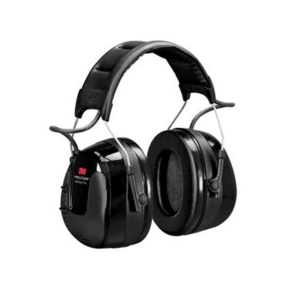 3M WorkTunes Listen Only Electronic Ear Defenders with Headband 32 dB Black HRXS220A