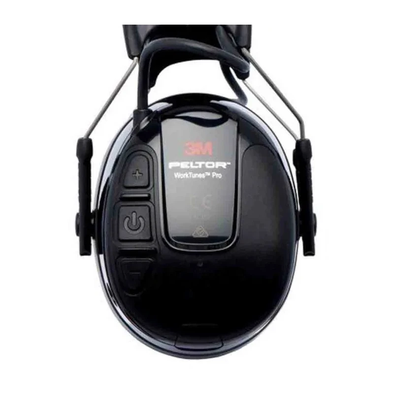 3M WorkTunes Listen Only Electronic Ear Defenders with Headband 32 dB Black HRXS220A