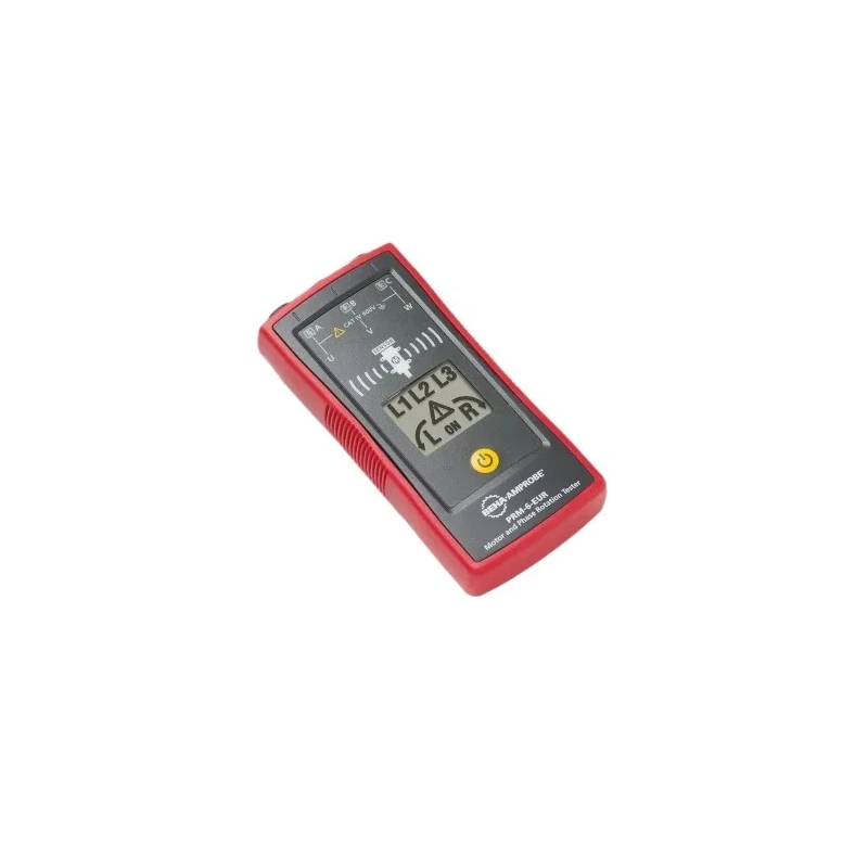 Beha-Amprobe Phase Rotation Tester Non-Contact 700V Max, 16 Hz to 400 Hz, Test Lead, LCD Display PRM-6-EUR