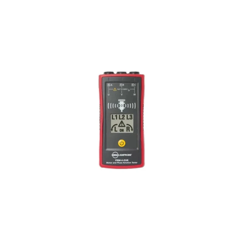 Beha-Amprobe Phase Rotation Tester Non-Contact 700V Max, 16 Hz to 400 Hz, Test Lead, LCD Display PRM-6-EUR