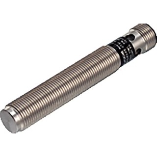 Pepperl + Fuchs Threaded Barrel Inductive Proximity Sensor M12 x 1, 3V, 30 V dc, 5 mm Detection Range, PNP NMB5-12GM65-E2-V1