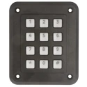 Storm IP54 12 Key Polymer Keypad Black Housing CE RoHS Compliant IP54 Rated IP54