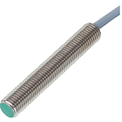 Pepperl + Fuchs Threaded Barrel Inductive Proximity Sensor M8 x 1, PNP Output, 3V Supply, 2mm Detection, 30V NBB2-8GM50-A2