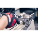 Facom Adjustable Spanner with 50 mm Jaw Capacity, 376 mm Overall Length, Chrome Vanadium Steel Metal Handle 101.15GR