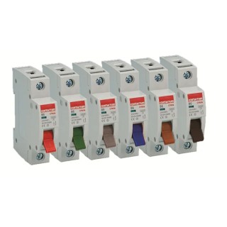Contactum Miniature Circuit Breaker 1-Pole 40A Type B 250V AC 6kA Breaking Capacity CPB40