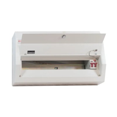 Contactum 18 Way Steel Consumer Unit, 100A, White, BS EN 61439-3 Defender DD181MS