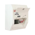 Contactum Steel Consumer Unit 4-Way 100A 250V BS EN 61439-3 IP4X Defender DD041SPMS