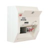Contactum Steel Consumer Unit 4-Way 100A 250V BS EN 61439-3 IP4X Defender DD041SPMS
