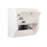 Contactum Steel Consumer Unit, 100A Current Rating, BS EN 61439-3 Standard, IP4X Rated Defender Series DD081SPMS