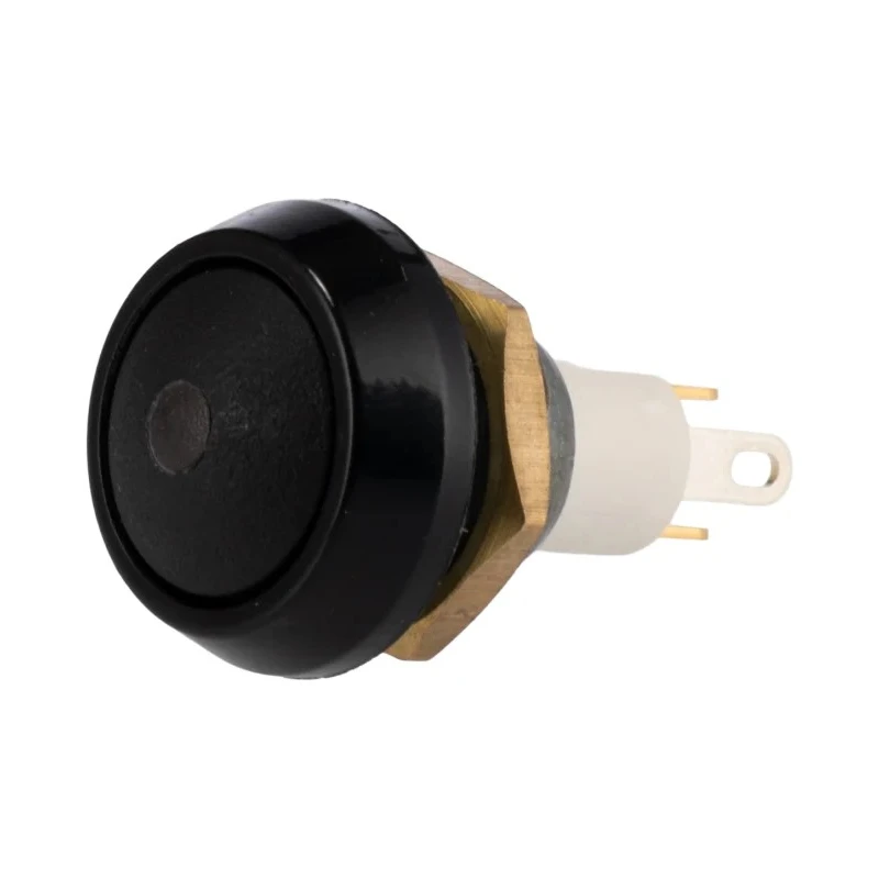 ITW Switches 59 Series Illuminated Miniature Momentary Push Button Switch, Panel Mount, 13.6 mm Cutout, SPST, Red 59-411R