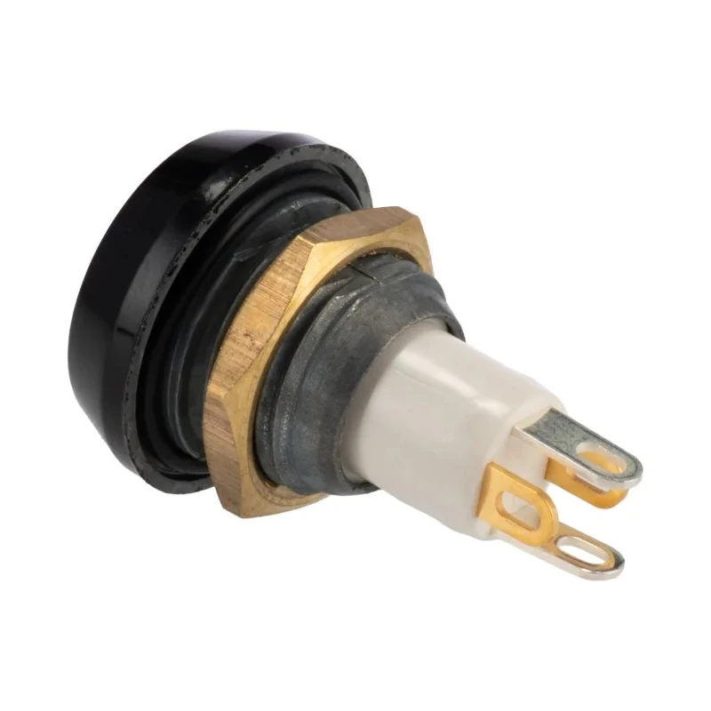 ITW Switches 59 Series Illuminated Miniature Momentary Push Button Switch, Panel Mount, 13.6 mm Cutout, SPST, Red 59-411R
