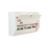 Contactum 10 Way Steel Consumer Unit 100A 250V BS EN 61439-3 Defender DDS10188SPMS-P01