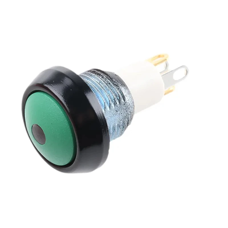 ITW Switches 59 Series Illuminated Miniature Push Button Switch, Momentary, Panel Mount, 13.6 mm Cutout, SPST, Red 59-413R