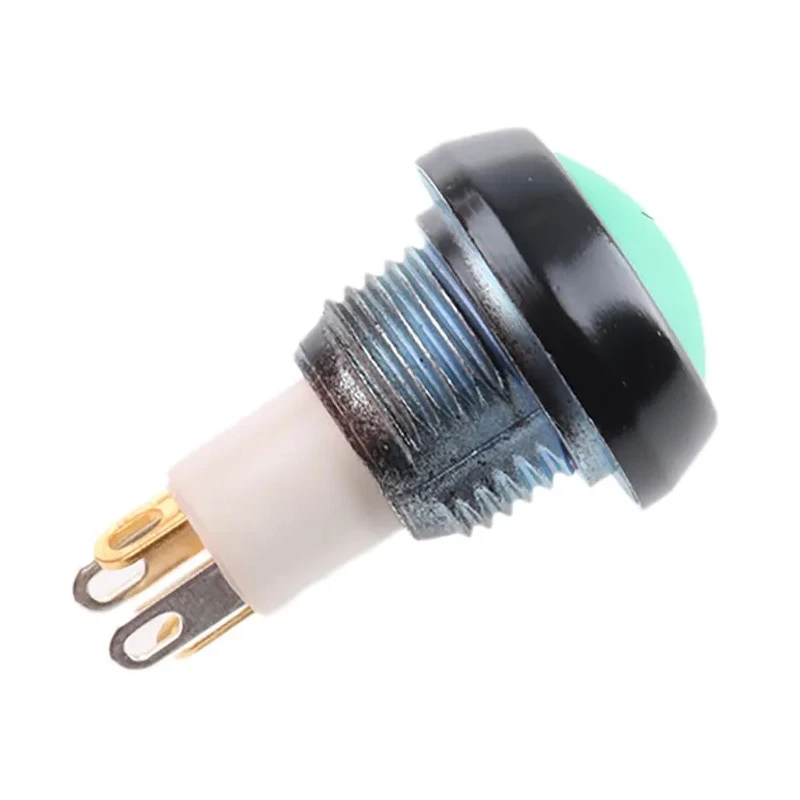 ITW Switches 59 Series Illuminated Miniature Push Button Switch, Momentary, Panel Mount, 13.6 mm Cutout, SPST, Red 59-413R
