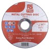 RS PRO Aluminium Oxide Abrasive Disc 125 mm Diameter x 3 mm Thickness Fine Grade P120 Grit 5 Per Pack 184-9236
