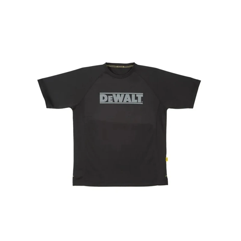 DeWALT Black Polyester Short Sleeve T-Shirt L EASTON L