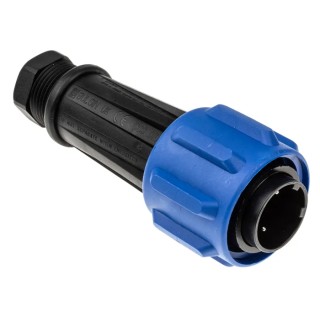 Bulgin Buccaneer 900 Series Circular Connector, 2 Contacts, Cable Mount Plug Male, IP68, 32A, 600V PX0911/02/P