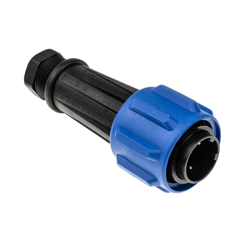 Bulgin Buccaneer 900 Series Circular Connector, 2 Contacts, Cable Mount Plug Male, IP68, 32A, 600V PX0911/02/P