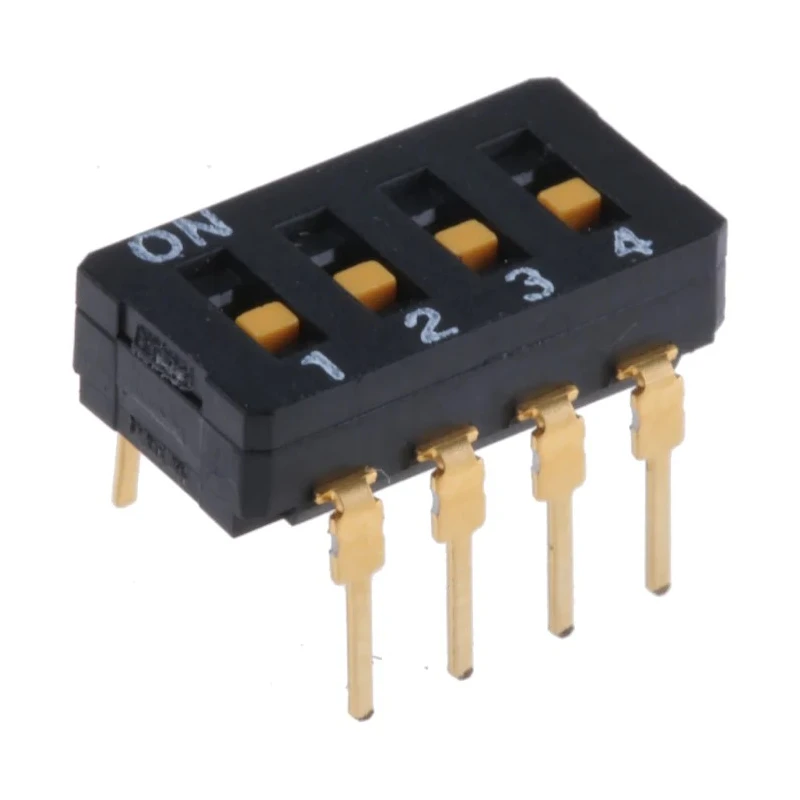 Omron Rotary Coded DIP Switch Through Hole Slide Actuator A6D-4100