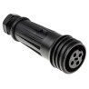 Bulgin Buccaneer 900 Series Circular Connector 4 Contacts Socket Female Cable Mount IP68 600V 32A PX0921/04/S