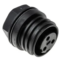Bulgin Circular Connector 3 Contacts Panel Mount Socket Female IP68 Buccaneer 900 Series PX0931/03/S