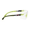 3M Solus™ 1000 Safety Spectacles with Anti-Scratch and Scotchgard™ Anti-Fog Coating, Clear Polycarbonate Lens, Black S1201S