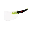 3M Solus™ 1000 Safety Spectacles with Anti-Scratch and Scotchgard™ Anti-Fog Coating, Clear Polycarbonate Lens, Black S1201S