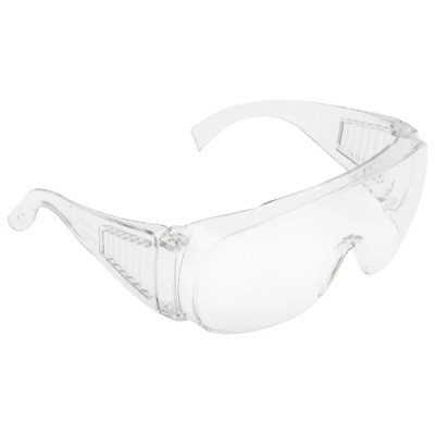 3M Visitor Safety Glasses Impact Resistant Anti-Scratch Clear Polycarbonate Lens Over Spectacle Frame 71448