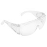 3M Visitor Safety Glasses Impact Resistant Anti-Scratch Clear Polycarbonate Lens Over Spectacle Frame 71448
