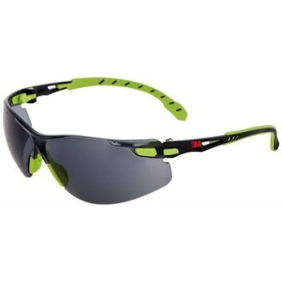3M Solus™ 1000 Series Safety Spectacles Grey Lens Blue Black Green Polycarbonate Frame S1202S