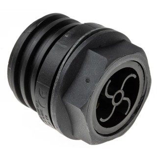 Bulgin Circular Connector 4 Contacts Panel Mount Socket Female IP68 Buccaneer 900 Series PX0931/04/S