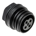 Bulgin Circular Connector 4 Contacts Panel Mount Socket Female IP68 Buccaneer 900 Series PX0931/04/S